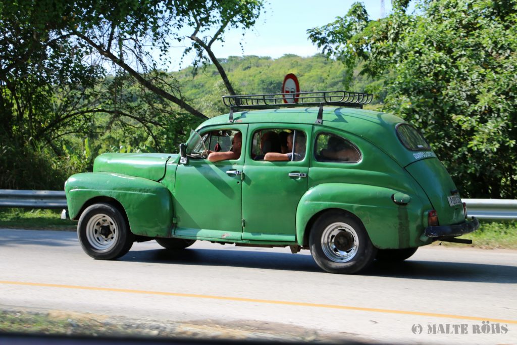 Antique car in Cuba