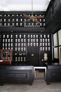 Historical pharmacy in La Habana, Cuba
