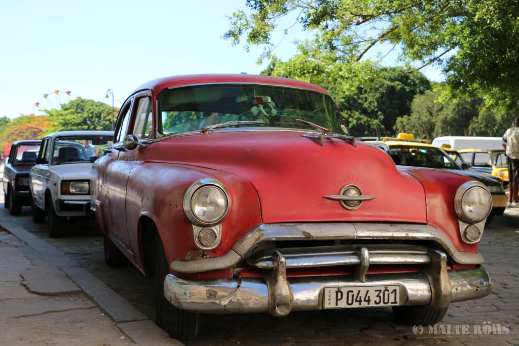 Antique car in Cuba