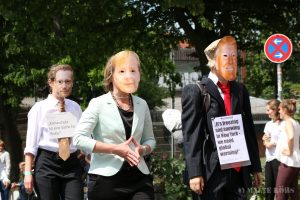 Fridays for future group during the Carnival der Kulturen, Bielefeld 2019