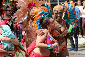 Samba group during the Carnival der Kulturen, Bielefeld 2019